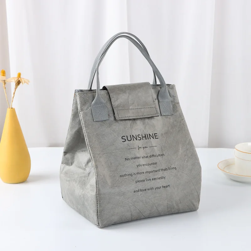 Waterproof Insulated Paper Lunch Bag – Extended and Thickened Aluminum Foil Lining, Japanese Style Handbag for Office Workers, Students, Travel, Picnic, Reusable Thermal Food Carrier Waterproof Insulated Paper Lunch Bag – Extended and Thickened Aluminum Foil Lining, Japanese Style Handbag for Office Workers, Students, Travel, Picnic, Reusable Thermal Food Carrier