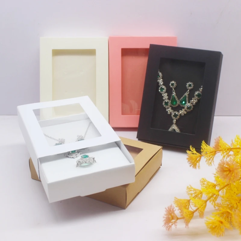10PCS Multi-Color Window Gift Boxes – 11.5x8.5x2.5cm, Ideal for Christmas, Parties, and Holiday Decorations, Perfect for Gift Packaging and Special Occasions - 图片 3