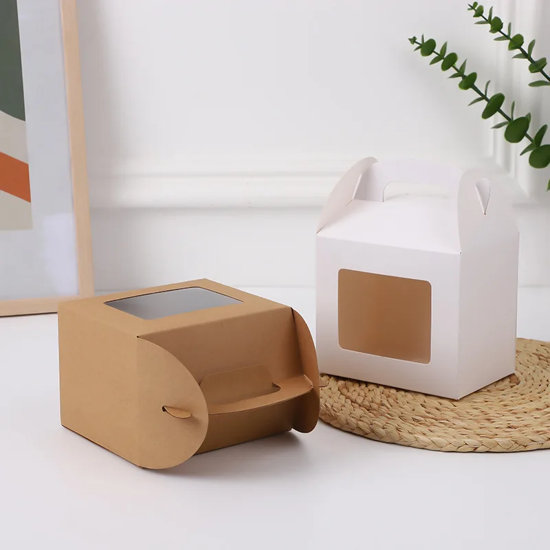 10/20/30pcs High Capacity Cake Packing Boxes with Clear Window, Large Bakery Gift Boxes for Candy Cookies Pastry Chocolate Dessert Packaging, Wedding Birthday Valentine Baby Shower Party Supplies - 图片 3