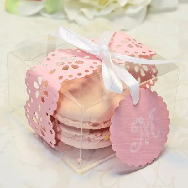 Clear PVC Box Packaging for Candles, Cakes, Cupcakes, Macarons, and Candy, Transparent Plastic Gift Boxes for Wedding, Birthday, Party Supplies, Bridal Shower, Dessert Packaging, and Event Presentation