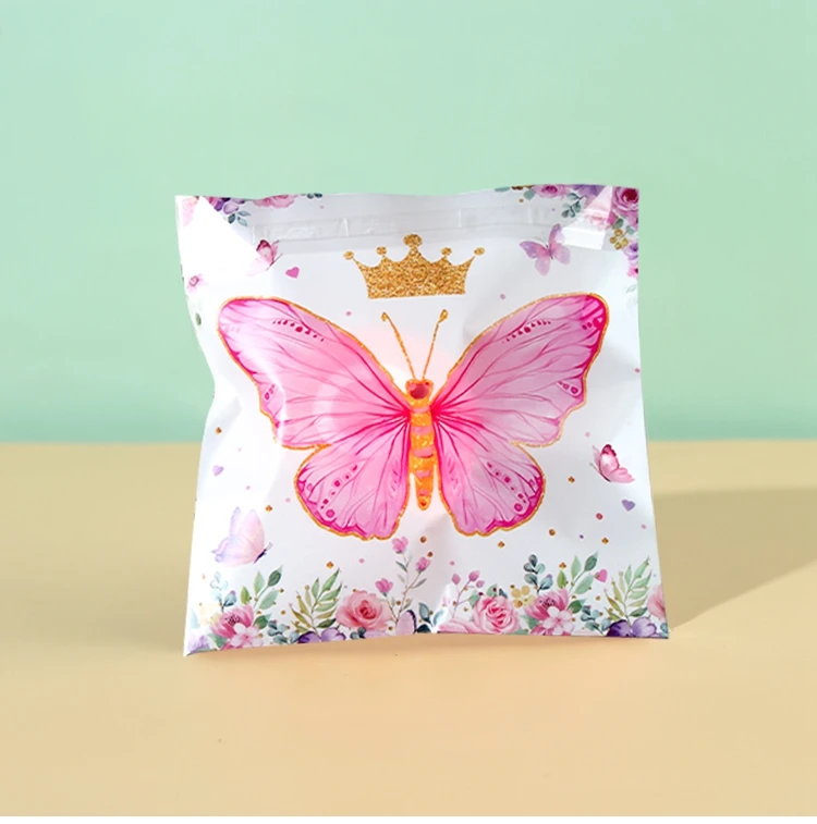 Pink Butterfly Candy Boxes – Gift Packing Bags for Girl Birthday, Baby Shower, Party Favor Boxes, Birthday Supplies, Treat Packaging, Cute Pink Decorations, DIY Gift Boxes for Kids