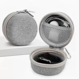 Travel Watch Case ⌚ EVA Single Watch Travel Case – Shockproof & Waterproof Portable Storage Organizer Box – Durable EVA Hard Shell Smartwatch Protective Zipper Container for Travel & Everyday Use