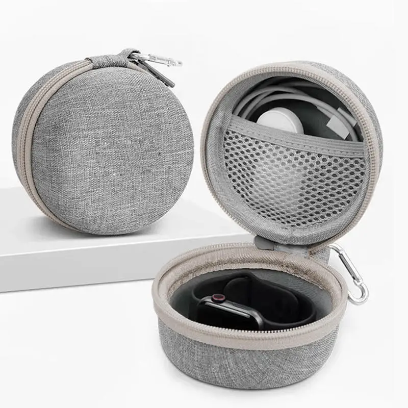 Travel Watch Case ⌚ EVA Single Watch Travel Case – Shockproof & Waterproof Portable Storage Organizer Box – Durable EVA Hard Shell Smartwatch Protective Zipper Container for Travel & Everyday Use