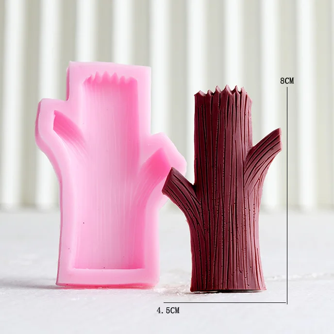 Leaf Stump Silicone Mold for Fondant Cookie Chocolate Cake Baking Moulds Kitchen Pastry Decorating Tools Dessert Accessories Cupcake Candy Baking Tray DIY Craft Decoration - 图片 14
