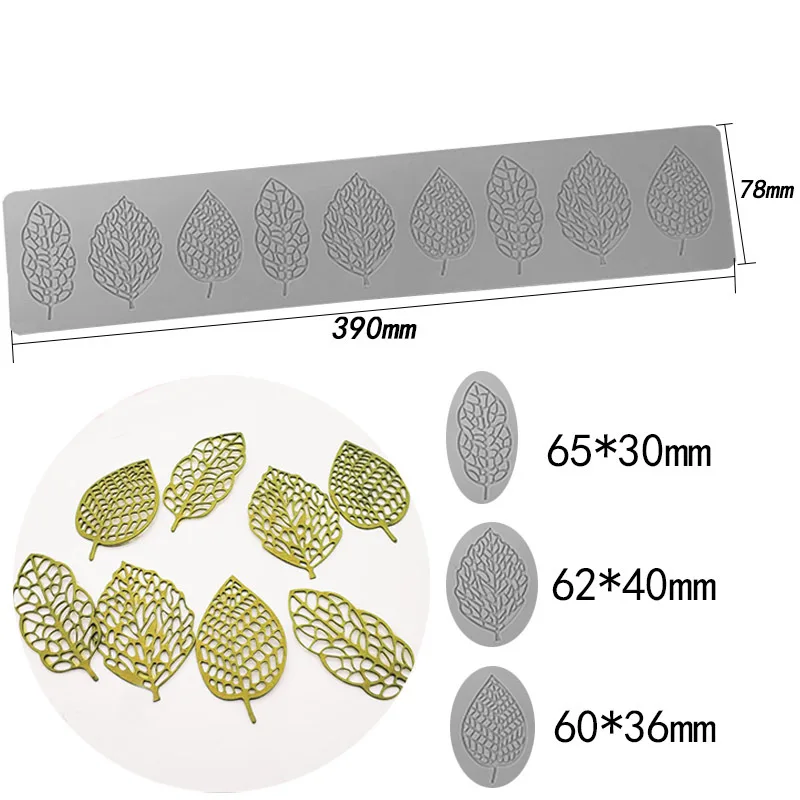 Chinoiserie Pavilion Swan Flower Leaf Lace Silicone Mold DIY Sugar Pad Thin Chocolate Crisp Cake Decoration Fondant Baking Mould for Elegant Cupcake Cookie Pastry Craft Kitchen Tools - 图片 12