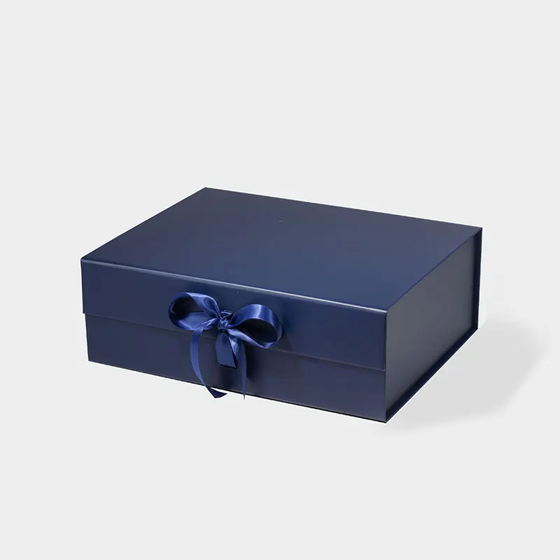 33x25.5x11.5cm and 31.4x24.5x11.1cm Luxury Rigid Magnetic Closure Gift Boxes, Popular Deep A4 Size, Black and White Collapsible Cardboard Packaging for Jewelry, Keepsakes, Wedding, Birthday, Holiday Presents - 图片 39