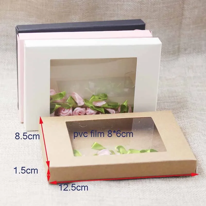10PCS Multi-Color Window Gift Boxes – 11.5x8.5x2.5cm, Ideal for Christmas, Parties, and Holiday Decorations, Perfect for Gift Packaging and Special Occasions 15