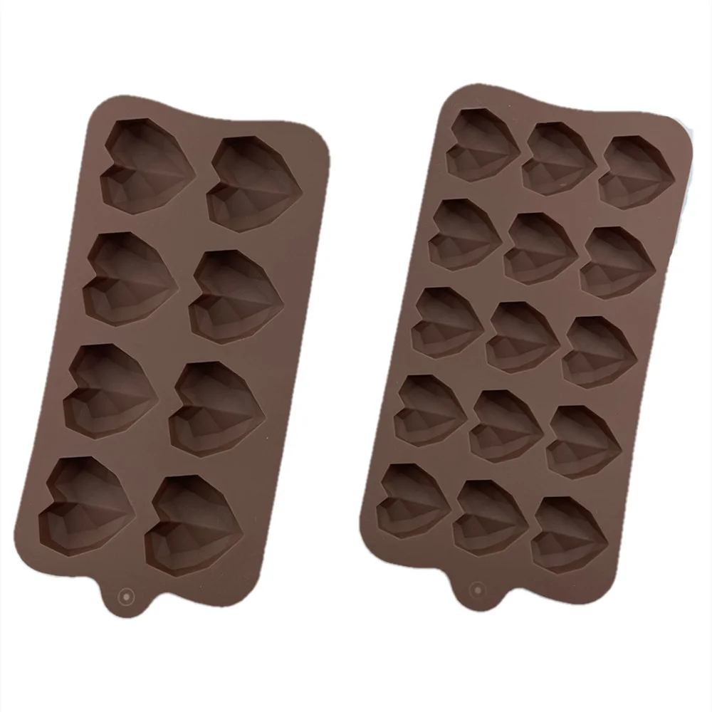 Love Silicone Baking Mold for Valentines Day New Year Ramadan Mother’s Day DIY Chocolate Candy Fondant Cake Baking Molds Kitchen Dessert Pastry Decoration Tools Craft Tray