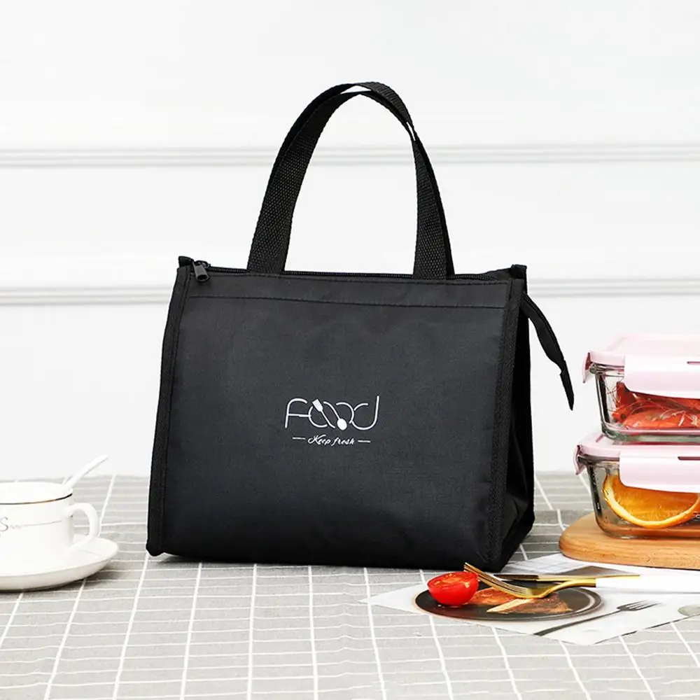 Waterproof Insulated Lunch Bag, Portable Cooler Tote for Picnic and Breakfast, Thermal Food Storage Organizer, Reusable Lunch Box Bag for Office, School, Travel, and Outdoor Activities