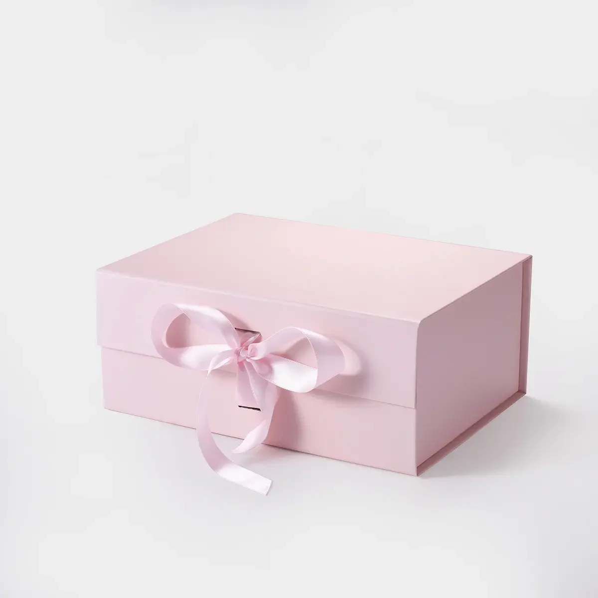 A5 Deep Luxury Magnetic Closure Gift Box – Custom Logo Rigid Packaging with Half Magnetic Flap, Matte Lamination, Eco-Friendly Foldable Design for Wedding, Birthday, and Business Gift Presentation - 图片 10