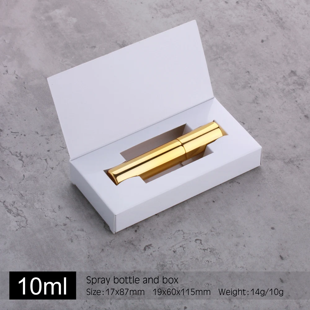 20pcs 10ml Empty Glass Perfume Bottles with Packing Boxes – Portable Refillable Spray Atomizer Vials, Travel-Sized Cosmetic Containers, Leak-Proof Mini Sample Sprayers for DIY Fragrance and Oils 1