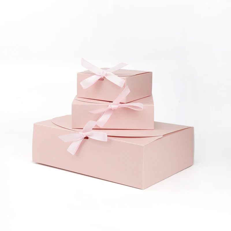 Gift Boxes with Ribbon – White, Pink, Sky Blue, Black, Red, Green, Marble Colors – 5pcs Set, Multiple Sizes for Birthday, Wedding, Baby Shower, Graduation, Mother’s & Father’s Day – Stylish, Durable, Customizable Packaging 7