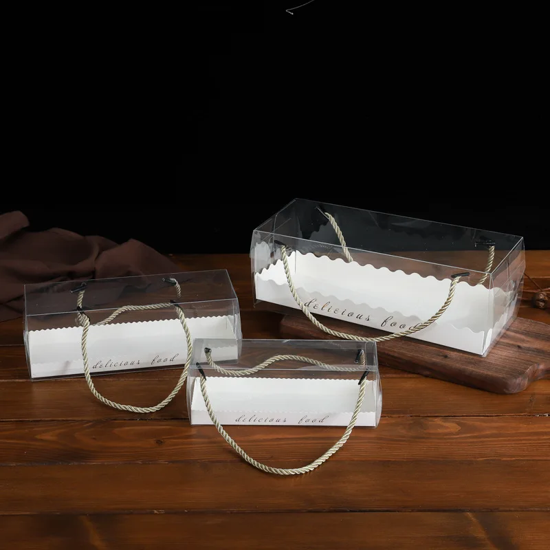 Clear PET Cake Boxes with Handle – 150% Stronger, FDA Food-Safe, Factory Direct - 图片 2