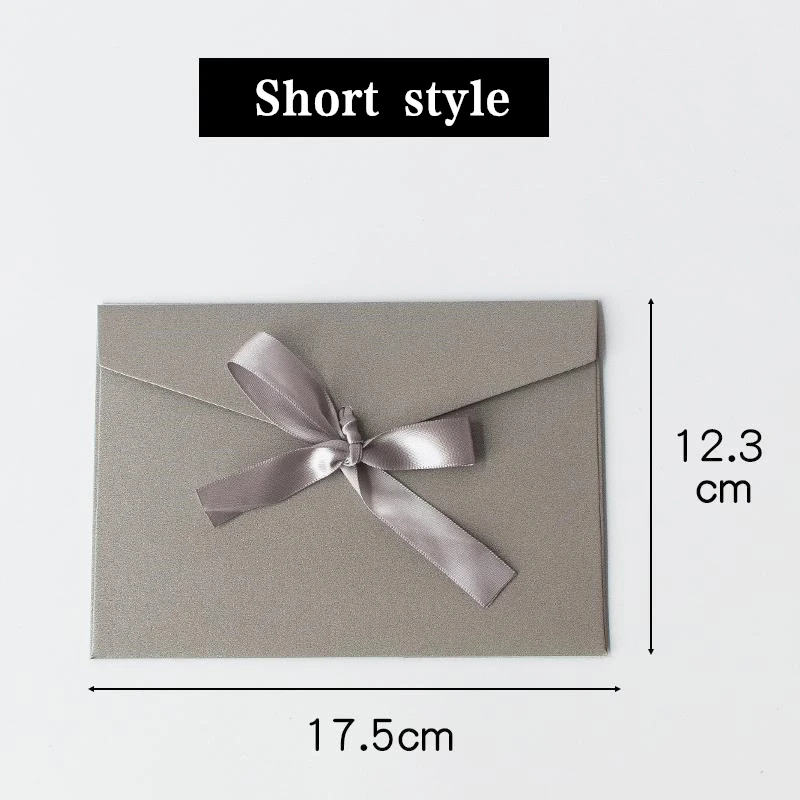 Large Flat Kraft Envelope Packaging Case, Premium Kraft Paper Gift Box for Scarves and Handkerchiefs, Wedding Party Gift Box, Multiple Sizes S/M/L with Ribbon Decoration, Elegant and Eco-Friendly Gift Packaging - 图片 11