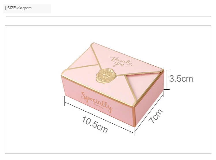 Creative Bronzing Gift Box 🎁 – Elegant Envelope Shape Packaging Creative Bronzing Gift Box 🎁 – Elegant Envelope Shape Packaging