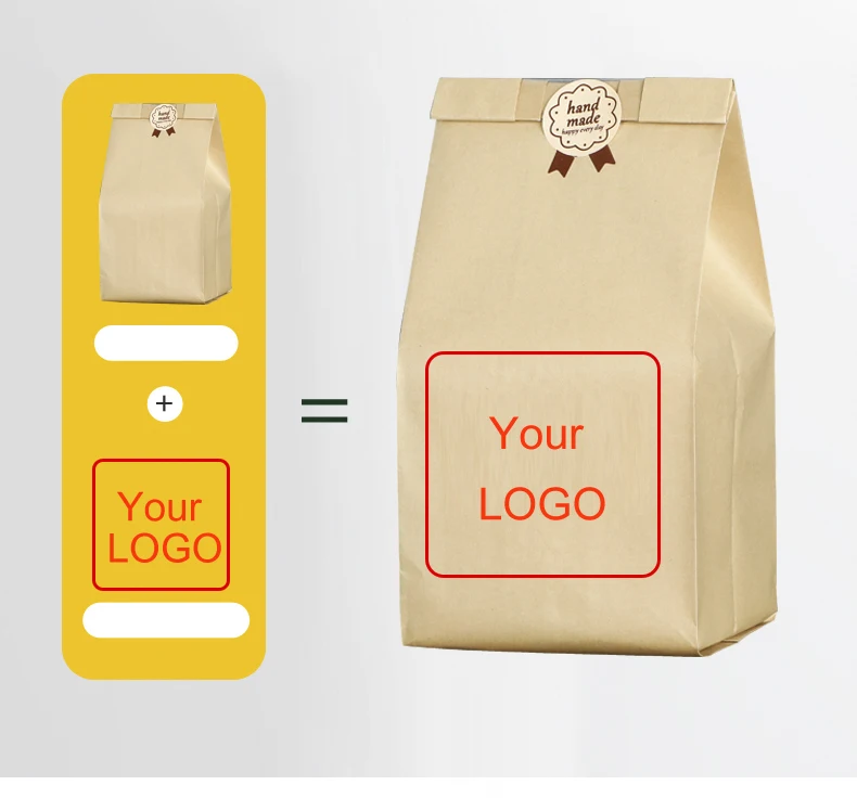 30 Pack Kraft Paper Bread Bags with Transparent Window – Food-Grade Bakery Pouches for Toast, Cookies, Pastries, and Sandwich Packaging, 33x16x11cm Brown Paper Bags for Bakehouse & Party Supplies 6