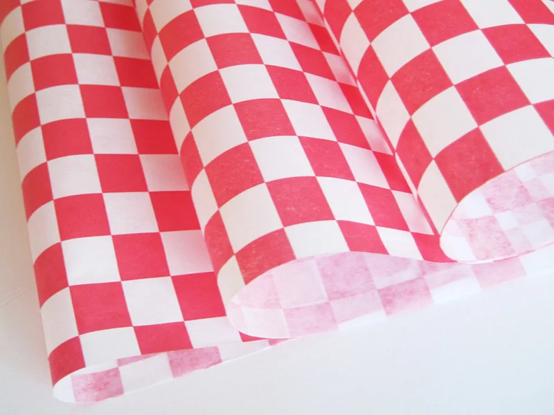 250–500PCS Checkered Food Wax Paper Sheets 12x12 Inch Grease Resistant Deli Wrap and Basket Liner Fast Food Wrapping Paper for French Fries, Burgers, Hot Dogs, Sandwiches, BBQ and Parties 17