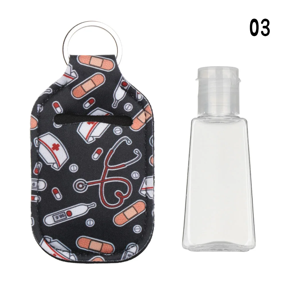 30ml Refillable Hand Sanitizer Bottle with Portable Keychain Holder – Compact Travel Container for Hand Gel, Liquid Sanitizer, Cosmetic Storage, Reusable and Leak-Proof Personal Hygiene Tool - 图片 7