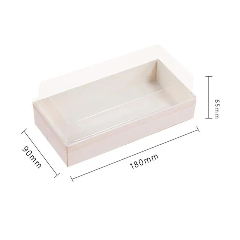 10 Pcs Wooden Dessert and Sandwich Boxes – Reusable Cake Holders, Portable Food Containers for Bakery, Parties, Takeaway, and Gift Presentation with Eco-Friendly Design - 图片 3