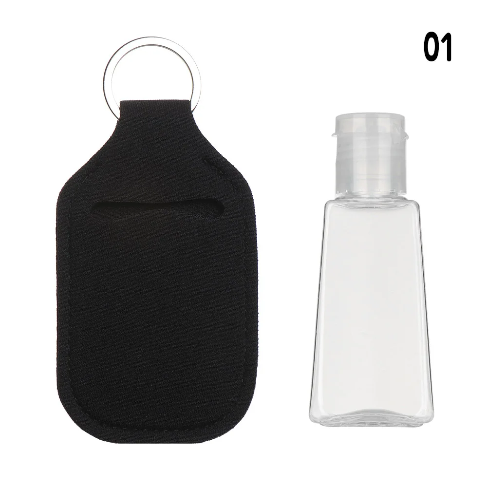 30ml Refillable Hand Sanitizer Bottle with Portable Keychain Holder – Compact Travel Container for Hand Gel, Liquid Sanitizer, Cosmetic Storage, Reusable and Leak-Proof Personal Hygiene Tool - 图片 9