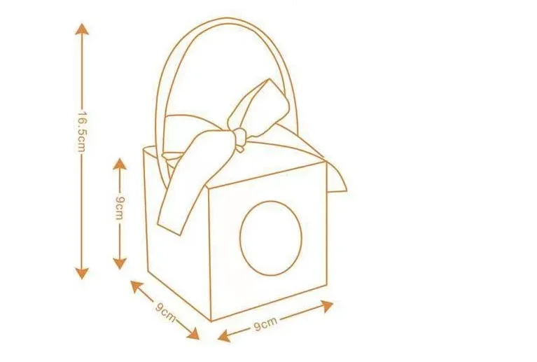 12PCS Christmas Paper Gift Boxes with Window and Handle, Festive Candy, Soap, Candle, Cookie or Small Gift Packaging, Holiday Party Favors, Decorative Seasonal Boxes, Factory Direct Supply