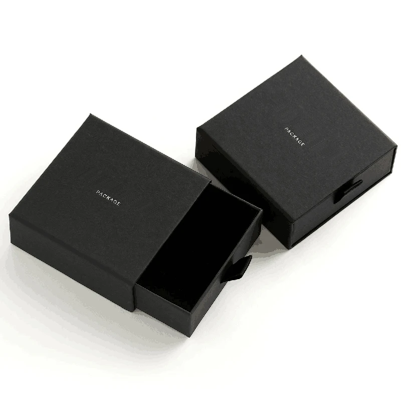 500pcs Custom Luxury Jewelry Packaging Boxes, Sliding Drawer Style Cardboard Gift Box with Logo for Earrings, Necklace, Bracelets, Paper Jewelry Case for Brand Presentation and Personalized Gift Packaging 8