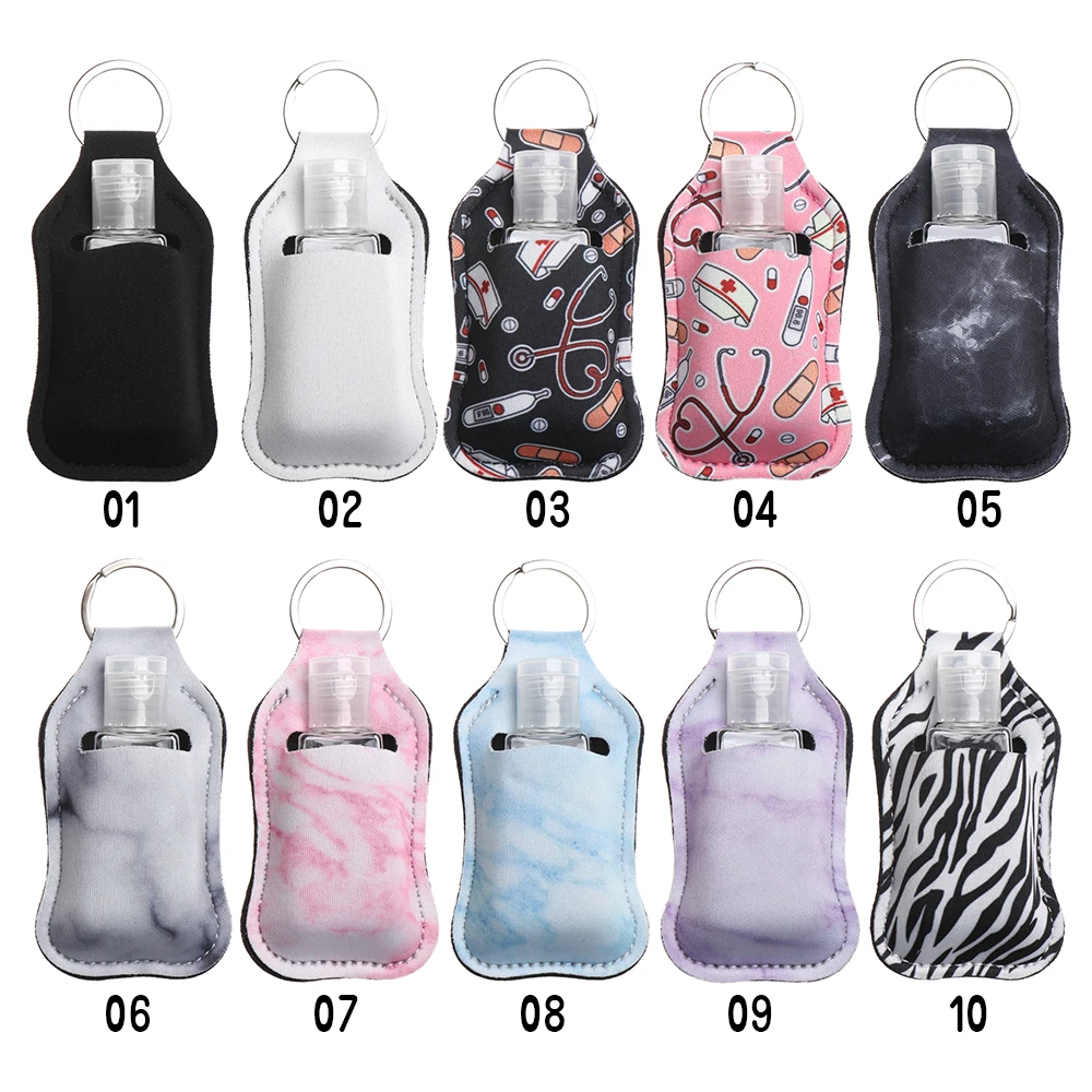 30ml Refillable Hand Sanitizer Bottle with Portable Keychain Holder – Compact Travel Container for Hand Gel, Liquid Sanitizer, Cosmetic Storage, Reusable and Leak-Proof Personal Hygiene Tool - 图片 5