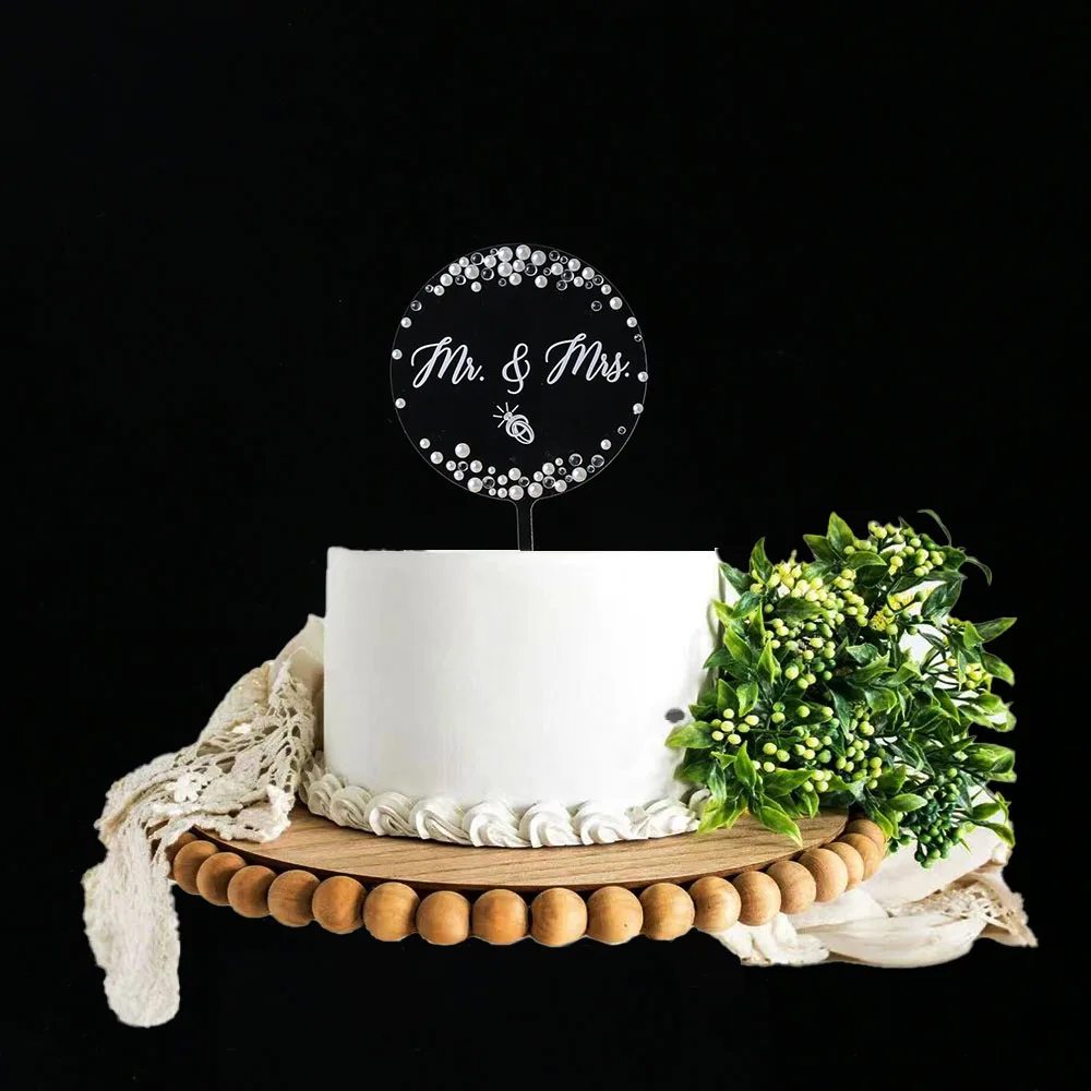 Why 10,000+ Couples Choose This Mr and Mrs Cake Topper with Real Crystal & Pearl Details – Guangzhou Factory's Wedding Secret Revealed 2