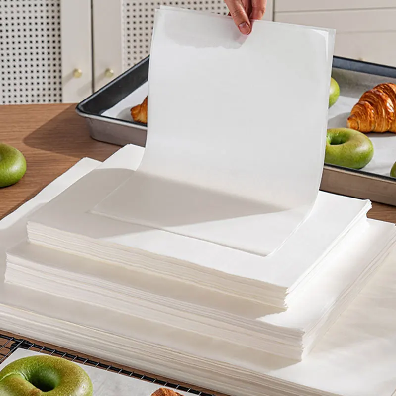 50/100pcs Non-Stick Silicone Baking Paper – Square & Rectangular Greaseproof Sheets for Barbecue, Steaming, Freezing, Cooking, Oven & Kitchen Camping Tools