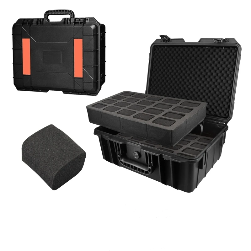 Waterproof Watch Storage Box for Men with Secure Anti-Drop Design, Portable Jewelry Display Case and Toolbox Organizer for Travel and Home, Protective Suitcase for Watches, Bracelets, Rings, and Accessories