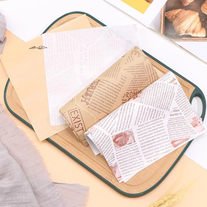 50 Pieces Premium Grease-Resistant Baking Paper Bags 18x18cm for Sandwiches, Donuts, Burgers, Fried Snacks, Picnic & BBQ Food Wrapping, Leak-Proof, Durable, Kitchen & Party Essentials - 图片 3