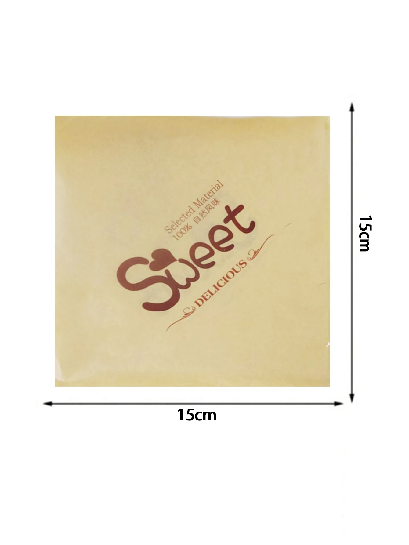 50PCS Grease-Resistant Kraft Paper Food Wrapping Sheets – Oil-Proof Sandwich, Burger, Fries, Toast & Fried Food Liners – Cute Bear Print Party Disposable Paper Mats for Home, Restaurant, Bakery - 图片 11