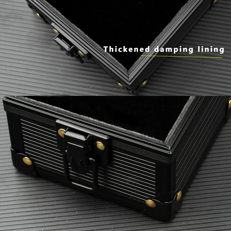 Aluminum Watch Display Case with 1/3/5 Slots, Portable Suitcase Organizer for Men & Women, Multifunctional Clock Storage Box, Watch Stand Holder, Jewelry Storage and Travel Case with Secure Compartments 1