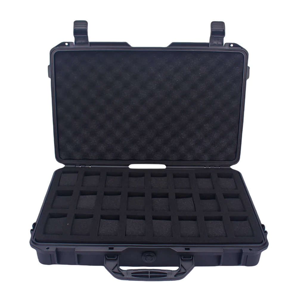 24-Slot Portable Plastic Watch Case – Waterproof and Durable Storage Box for Watches, Jewelry, Accessories, Travel Organizer, Tool Box for Watch Collectors and Personal Use - 图片 3
