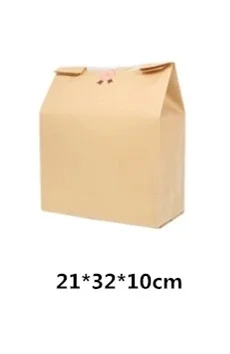 50 Pack Kraft Paper Bread Bags with Clear Window – Oil-Resistant Bakery Packaging Pouches for Toast, Breakfast, Cookies, and Party Food Supplies in Multiple Sizes - 图片 9