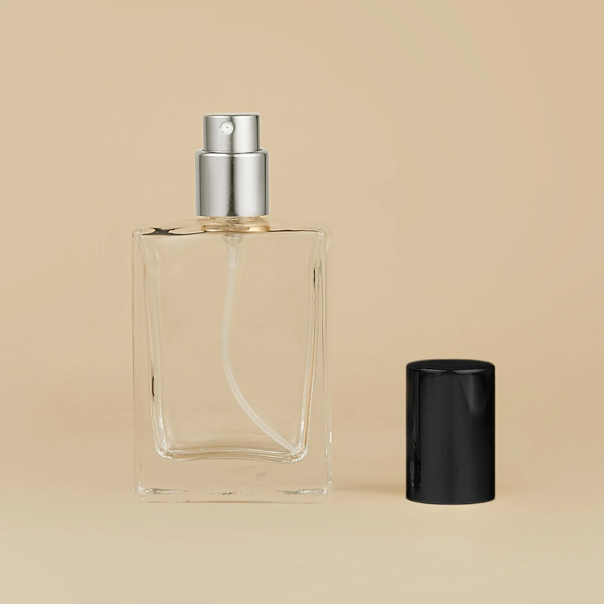 30ml Square Glass Spray Perfume Bottle – Refillable Cosmetic Dispenser with Screw Cap, Empty Atomizer for Perfume, Toner, Essential Oils, DIY Beauty Blends, and Travel Packaging - 图片 6