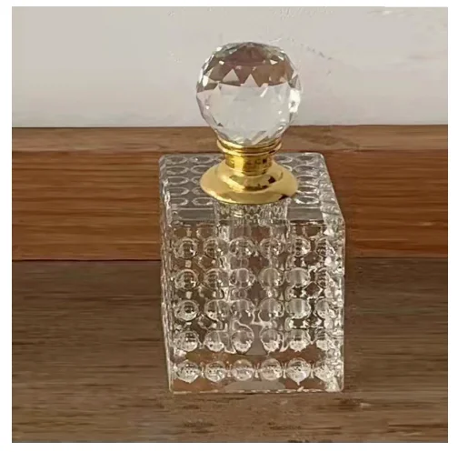 2/10pcs 3ml/5ml Refillable Clear Crystal Glass Essential Oil Bottles – Premium Attar and Perfume Containers with Precision Glass Dropper, Mini Reusable Fragrance Storage for Travel and Personal Use - 图片 7