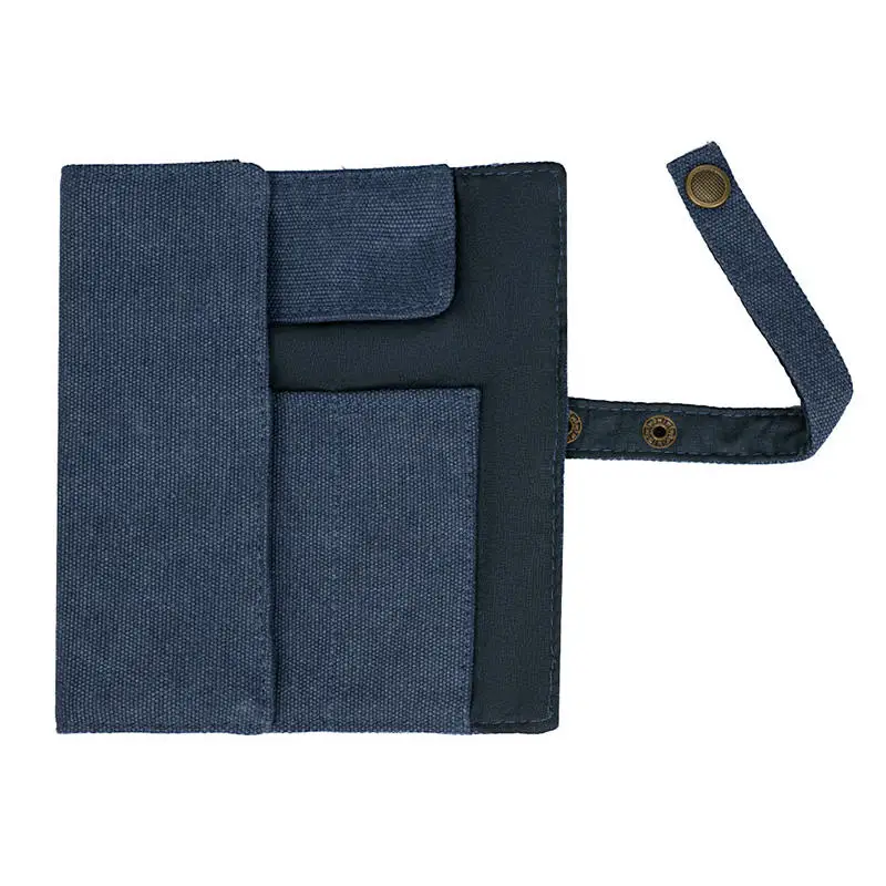 Premium Canvas Watch Band Roll Organizer with 5 Individual Slots, Portable Travel Storage Case for Smart Watches and Straps, Durable Anti-Slip Wristwatch Bag for Secure On-the-Go Protection 14