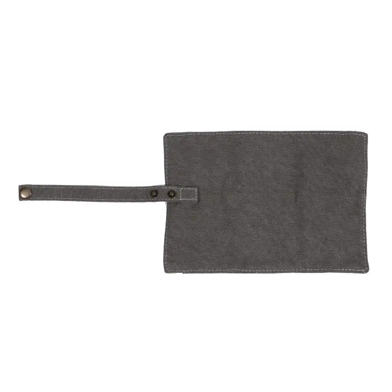 Premium Canvas Watch Band Roll Organizer with 5 Individual Slots, Portable Travel Storage Case for Smart Watches and Straps, Durable Anti-Slip Wristwatch Bag for Secure On-the-Go Protection 25