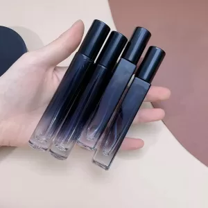 10ML Premium Refillable Glass Perfume Bottle with Portable Atomizer | Mini Transparent Cosmetic Container for Travel, Sample Dispensing, Luxury Presentation, Reusable and Safe for Daily Use