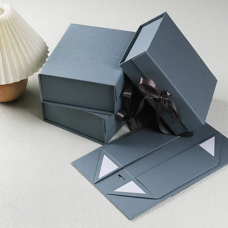10PCS Luxury Magnetic Gift Boxes with Custom Logo, Foldable Cardboard Proposal Boxes for Bridesmaid or Birthday Gifts, Elegant Packaging Boxes for Jewelry, Wedding, Party, and Boutique Presentation - 图片 18
