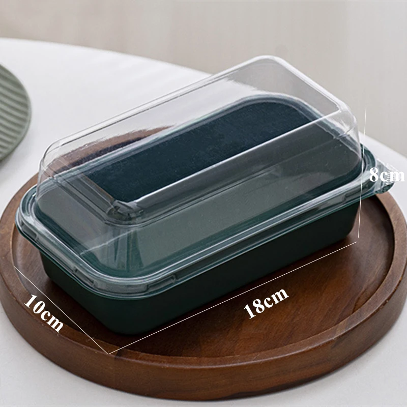 50pcs Clear Lid Roll Cake Boxes for Hot Dogs, Sandwiches, Desserts, Candy, Chocolate, Mousse – Plastic Takeout Containers for Parties, Weddings, Christmas, and Home Use - 图片 8