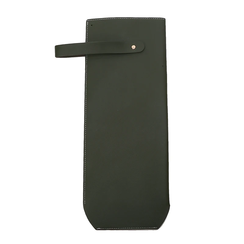 Wine Packaging Bag Faux Leather Wine Tote Carrier – Stylish Champagne & Wine Bottle Protective Handbag with Handle, Durable PU Gift Bag for Party, Birthday, Wedding, Event Display, Travel-Friendly - 图片 8