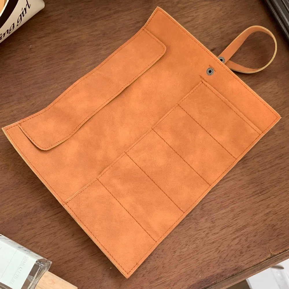 Travel Watch Organizer | Premium Full Grain Leather Watch Band Roll Organizer, 5-Slot Handmade Travel Case for Watch Straps, Portable Storage Box for Watch Lovers, Easy Carry-On Accessory for Watches & Jewelry 2