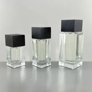 Luxury White Crystal Glass Perfume Bottles for Cosmetics, Fine Mist Spray Refillable Containers, Elegant Empty Bottled Design for Essential Oils, Colognes, Makeup, Fragrance Storage or Travel Use