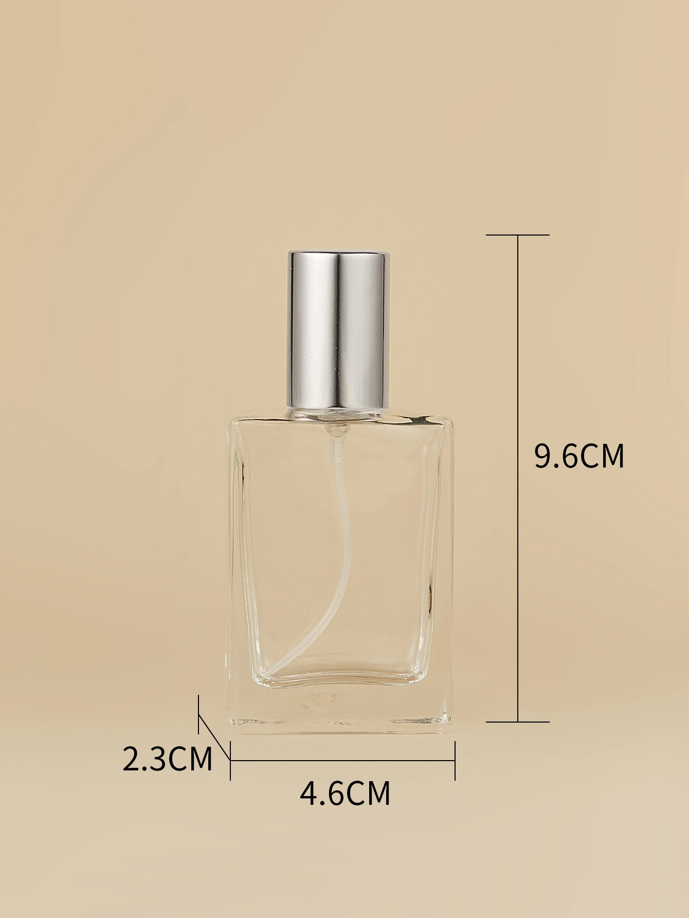 30ml Square Glass Spray Perfume Bottle – Refillable Cosmetic Dispenser with Screw Cap, Empty Atomizer for Perfume, Toner, Essential Oils, DIY Beauty Blends, and Travel Packaging 4
