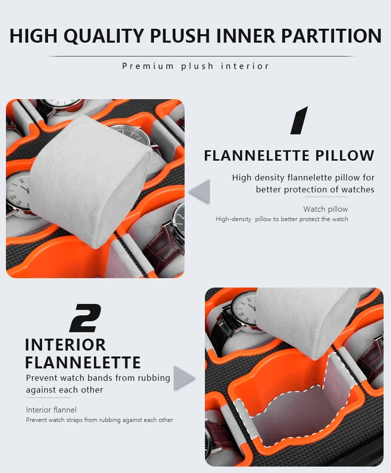 Waterproof Watch Storage Box for Men with Secure Anti-Drop Design, Portable Jewelry Display Case and Toolbox Organizer for Travel and Home, Protective Suitcase for Watches, Bracelets, Rings, and Accessories 5