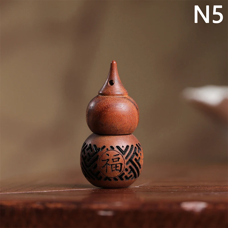 1Pc Natural Wood Lotus Shape Mini Perfume Aroma Diffuser Bottle with Expandable Sandalwood, Portable Wooden Jar, Hanging Pomander Container for Car, Room, DIY Essential Oil, Travel - 图片 9