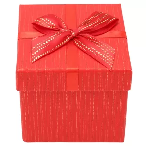 Elegant Gift Boxes with Lids 4Pcs | Decorative Paper Packaging Boxes for Wedding, Birthday, Christmas & Valentine’s Day | Reusable Present Box with Ribbon for Gift Wrapping and Decoration