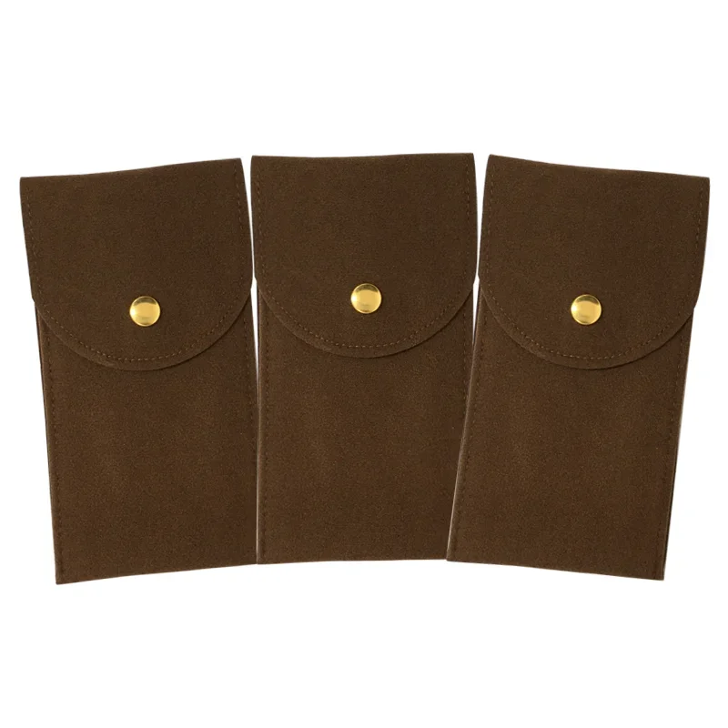 Travel Watch Organizer | Premium Embers Travel Watch Bag in Blue, Green, Gray, and Black Flannelette, Soft Velvet Lined Portable Storage Case for Wristwatches, Durable Dust-Proof Organizer, Compact Gift Pouch for Men, Business, Gym, and Travel - 图片 10